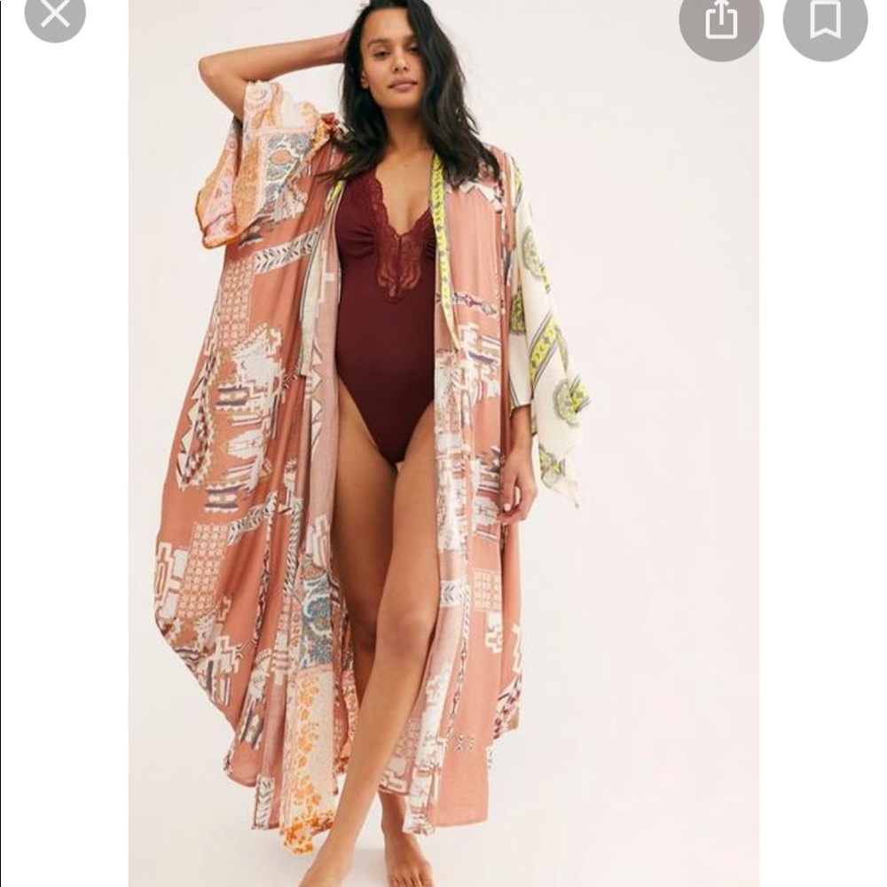 *ISO* Free People OhNo Kimono Clay